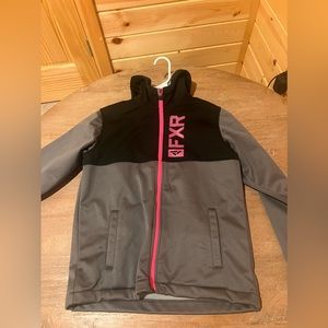 FXR jacket size LARGE in kids.